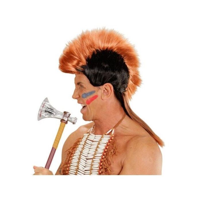 Peluca Indio con Cresta y Coleta