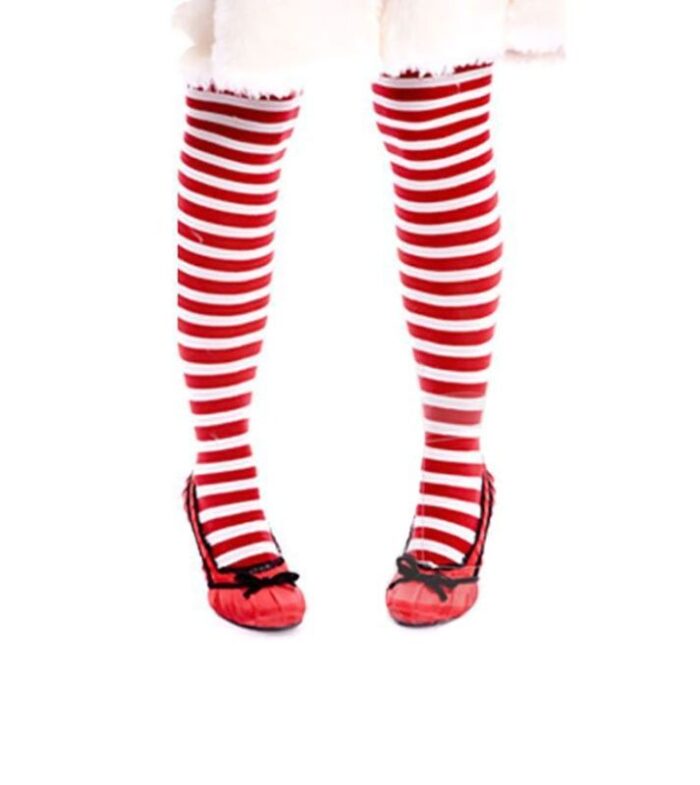 Pantys Rayas Rojo Y Blanco Infantil