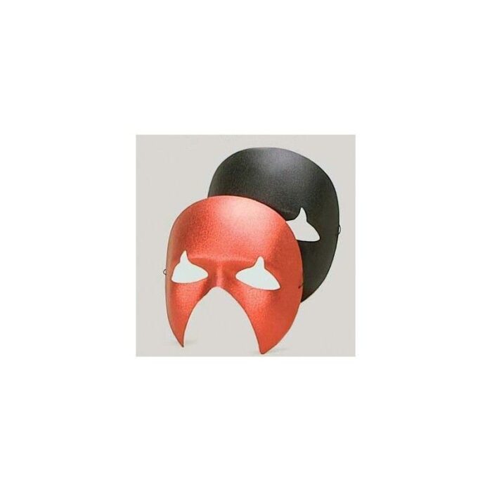 Antifaz Phantom Metalizado Negro