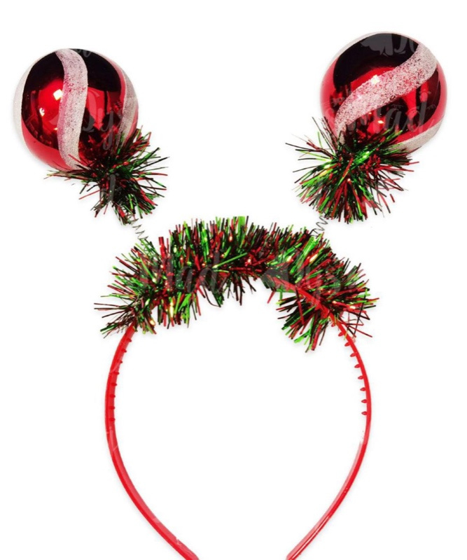 Diadema bolas de navidad