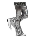 pantalon disco plata para hombre