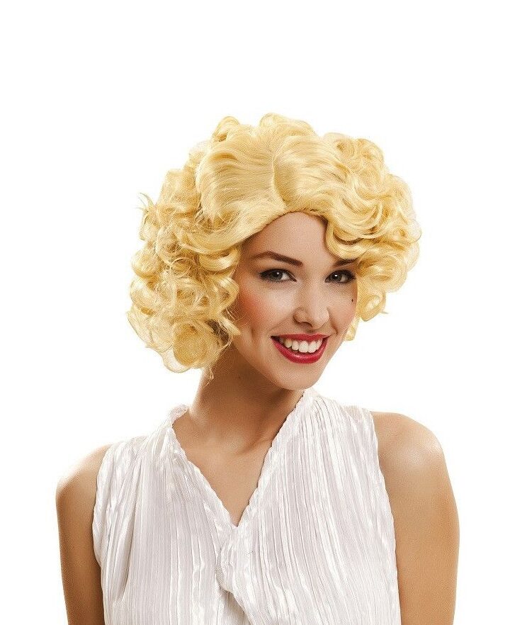 peluca marilyn rubia para adulto