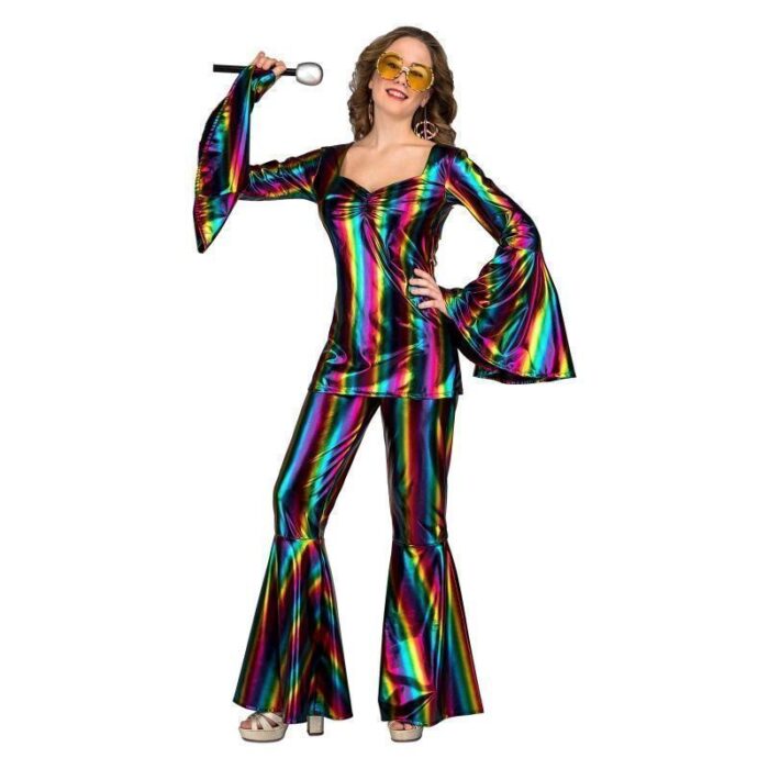 Disfraz Disco Rainbow Mujer