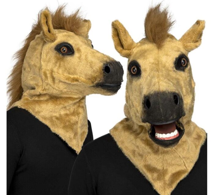 Máscara Caballo Mandíbula Móvil