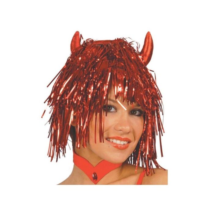 Peluca Espumillón Diablo