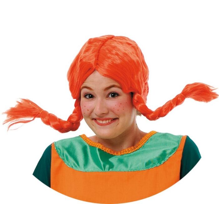Peluca Trenzas Naranja