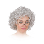 peluca abuelita para adultos