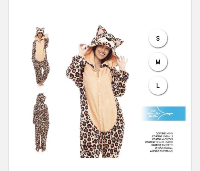 Disfraz Leopardo Pijama
