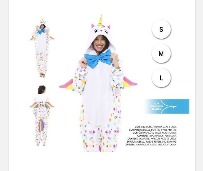 Disfraz Gaticorn Pijama