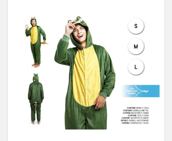 Disfraz Cocodrilo Pijama