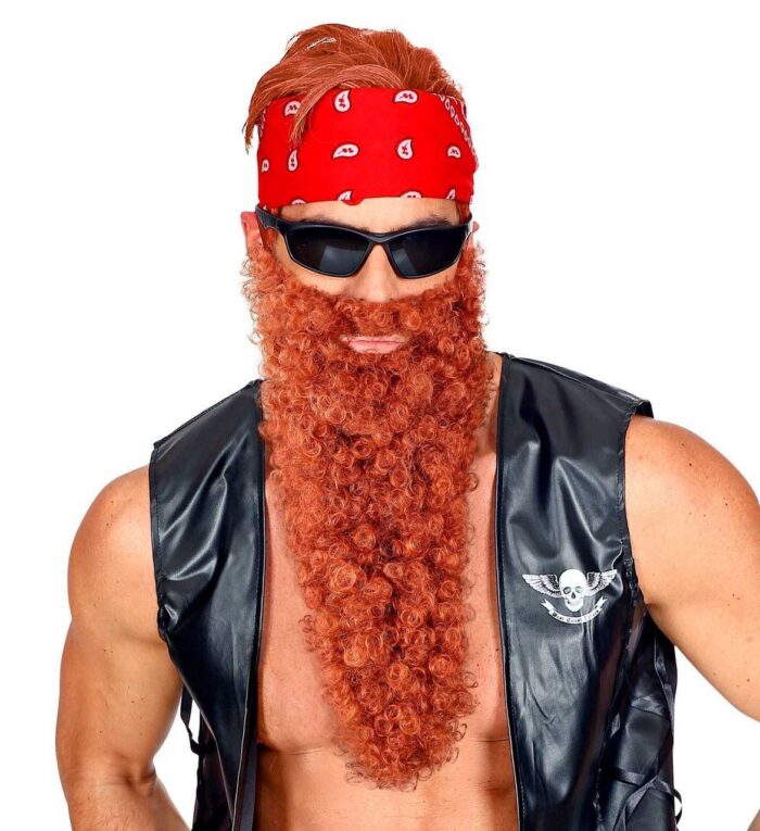 Barba Extra Larga Castaña