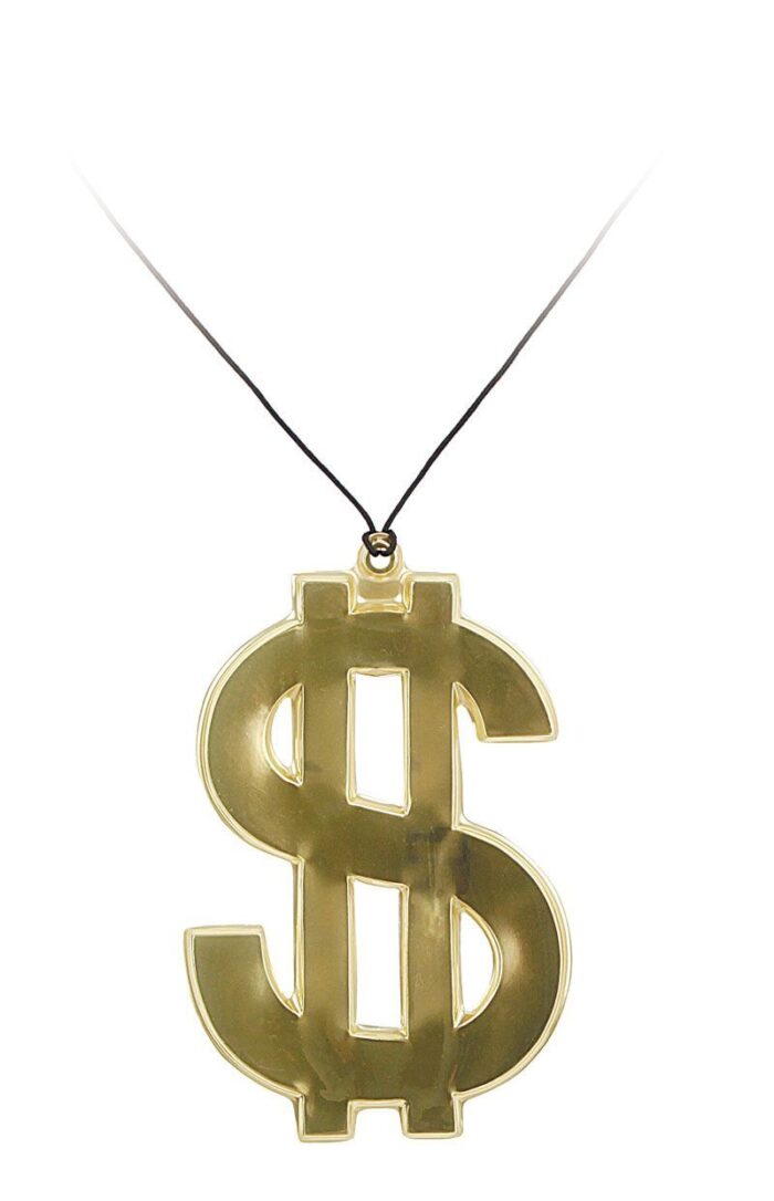 colgante dolar gigante