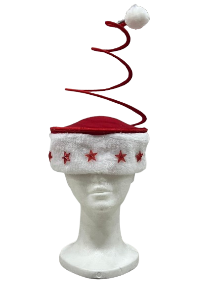 Gorro papá noel espiral