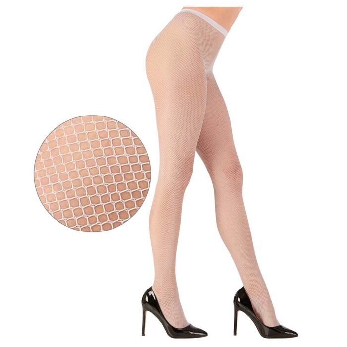 Pantys Rejilla Blanco