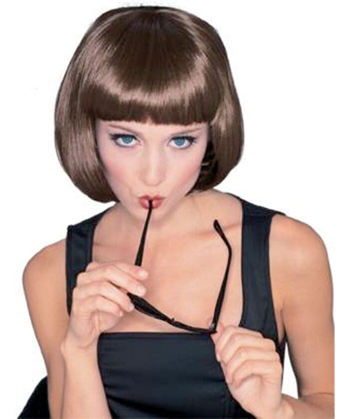 Peluca Broadway Castaña