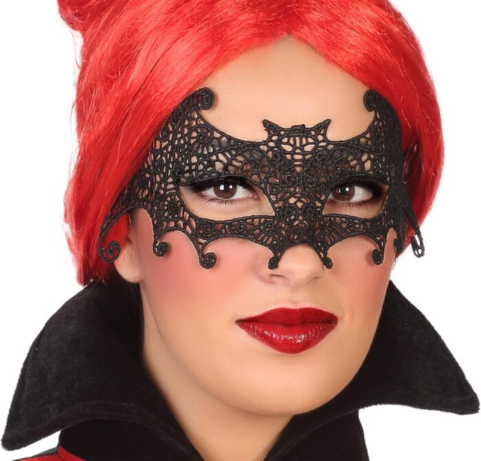 Antifaz murciélago negro