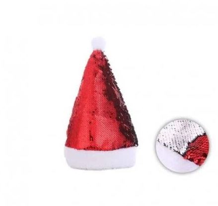 Gorro papa noel lentejuelas