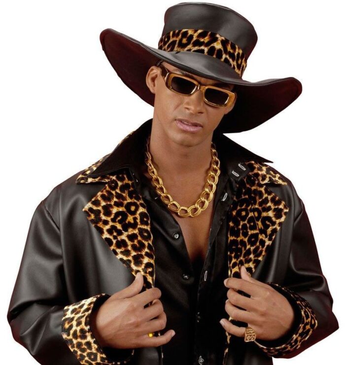 Cadena dorada para hombre