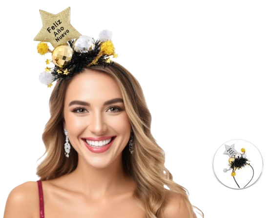 Diadema feliz año nuevo