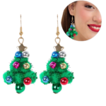 Pendientes árbol de navidad