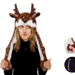 Gorro orejas con movimiento reno