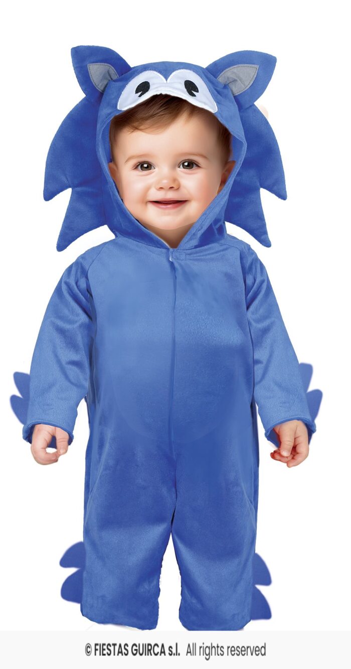 Disfraz Erizo Azul Baby
