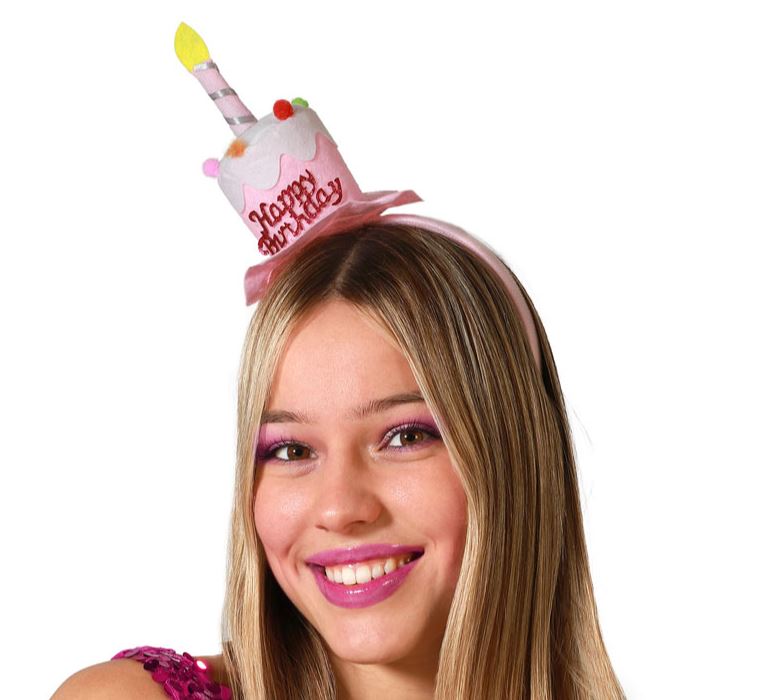 Diadema feliz cumpleaños