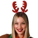 Diadema reno rojo glitter