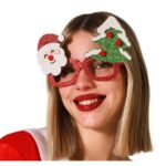 Gafas papa noel-árbol