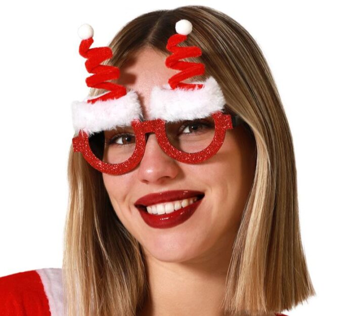 Gafas gorro noel espiral