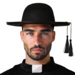 Sombrero sacerdote negro