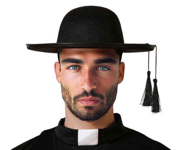 Sombrero sacerdote negro