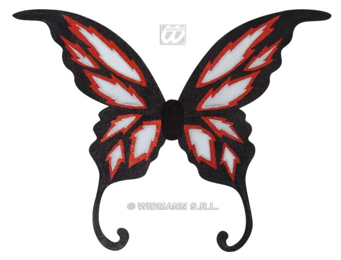 Alas glitter demonio