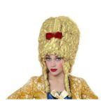 peluca epoca rubia de mujer