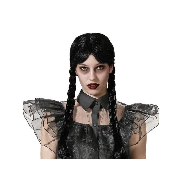 Peluca Trenzas Negra