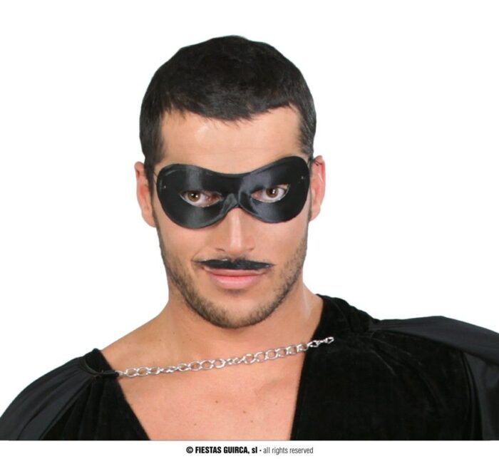 Antifaz pierrot negro