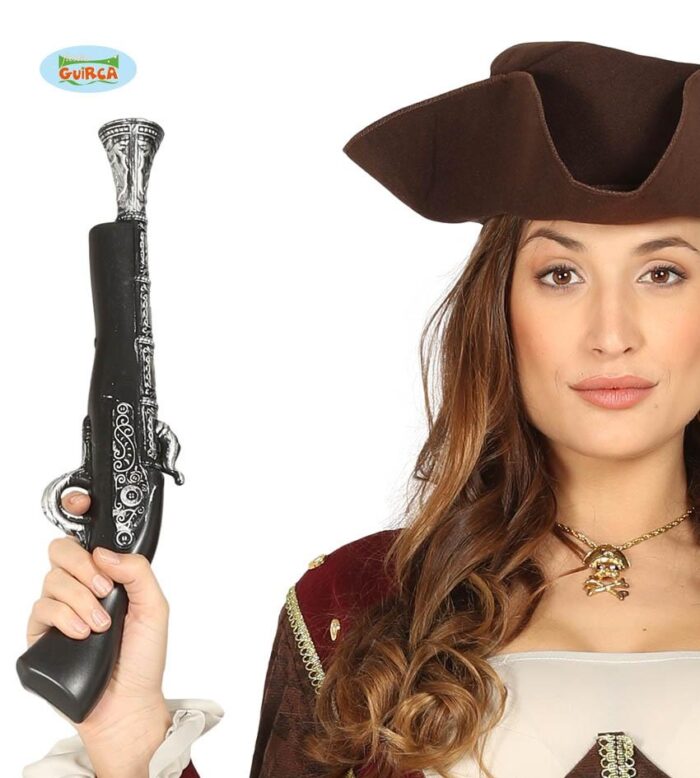 Trabuco negro y plata