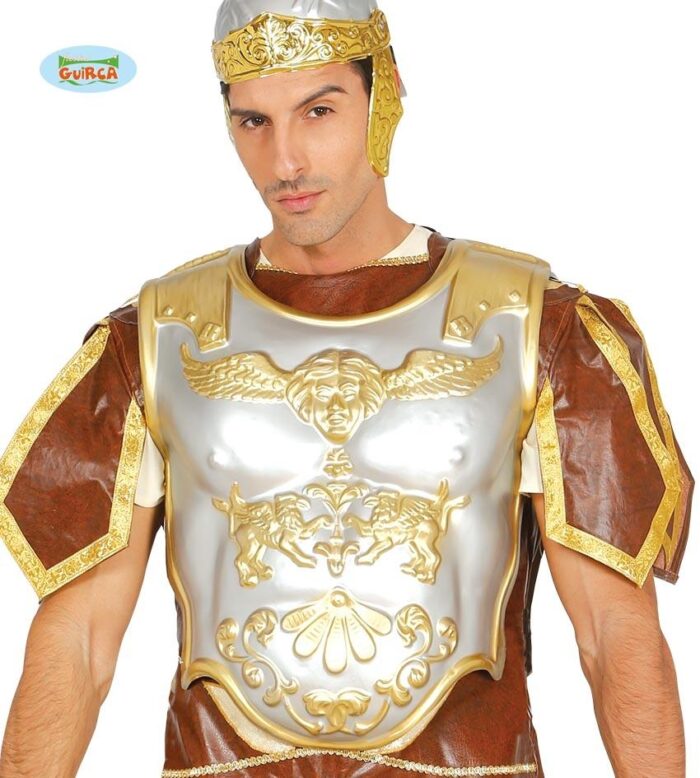 Armadura dorada pecho y espalda grande