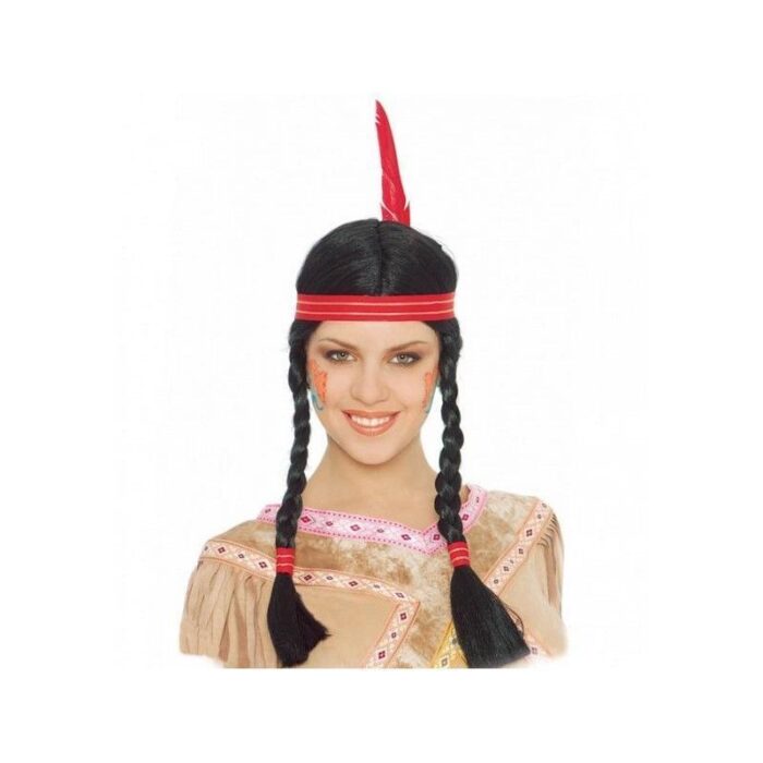 Peluca India con Trenzas