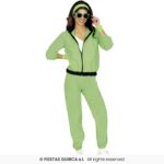 Disfraz chandal verde neon