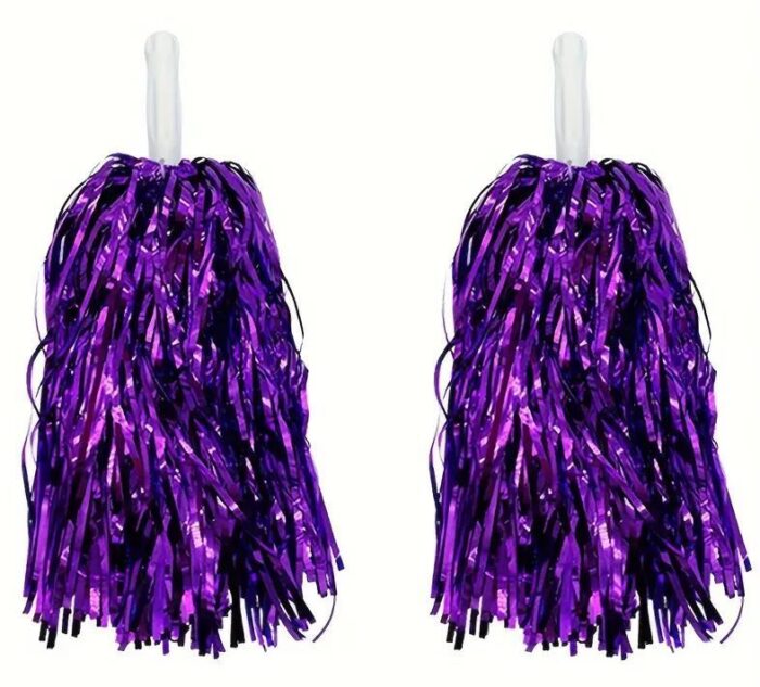 Pompon Morado Metalizado