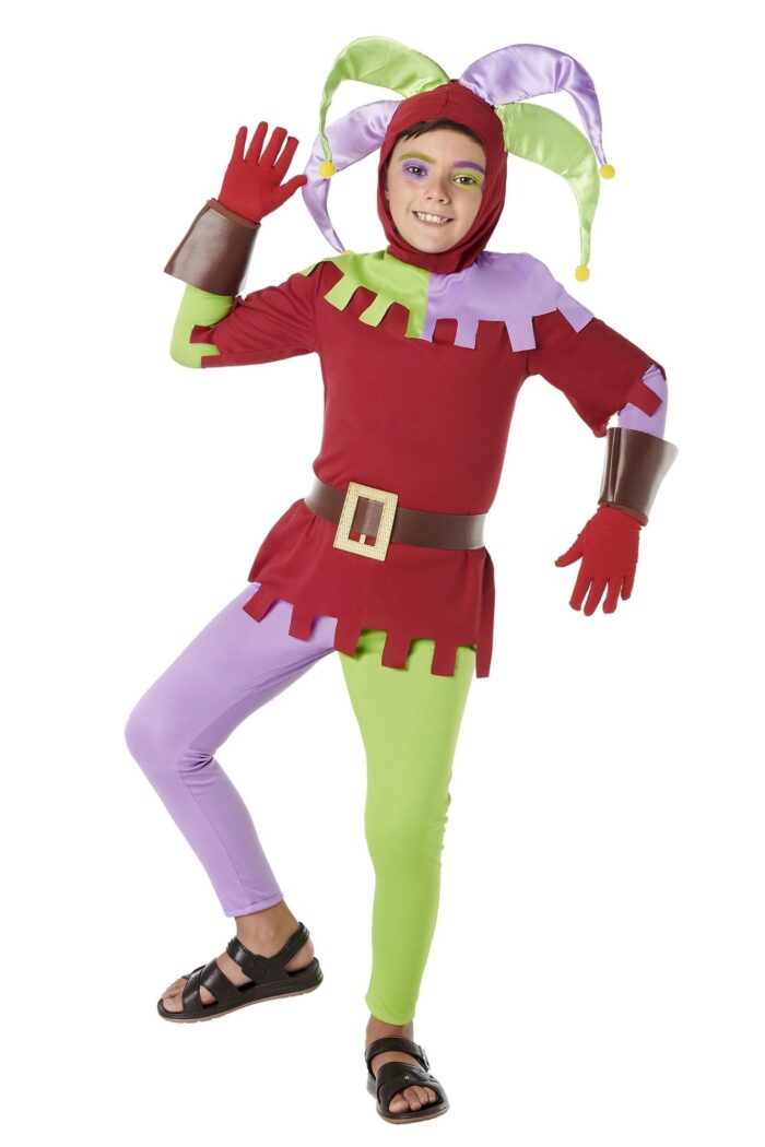 Disfraz Bufón Arlequín Colores