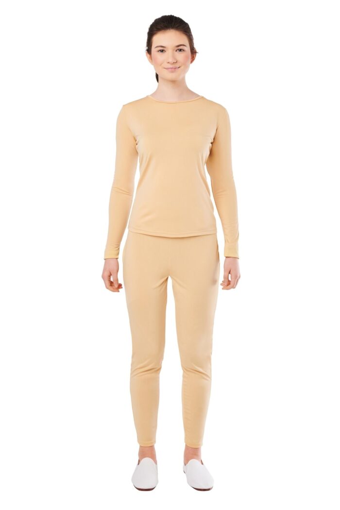 Maillot Beige 2 piezas Mujer