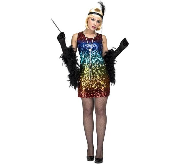 Disfraz Bailarina Lentejuelas Multicolor