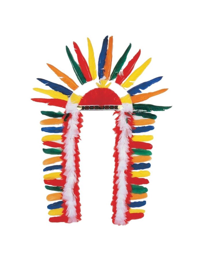 Penacho Gran Jefe Indio Colores