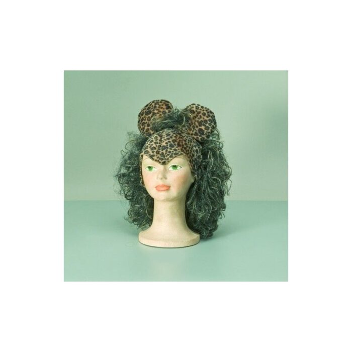 Peluca con Sombrero Leopardo