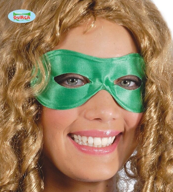 Antifaz pierrot verde