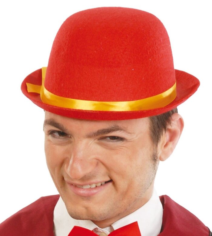 Bombín Payaso Rojo