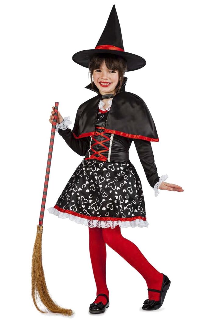 Disfraz Bruja Corazones