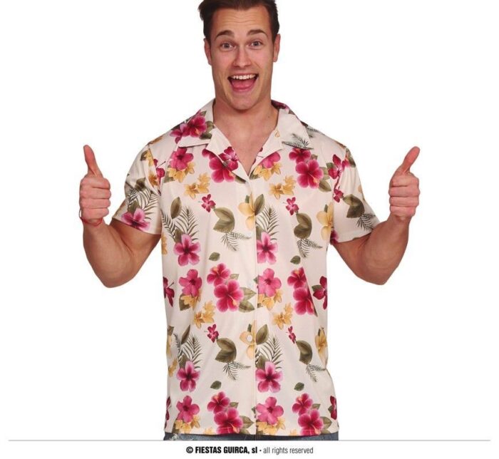 Camisa Hawaiana Flores